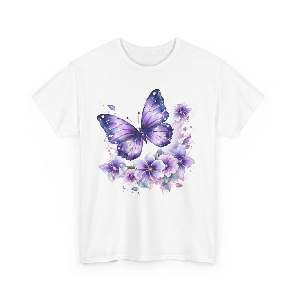Vintage Butterfly Graphic Tee for Women Cute Aesthetic Oversized Boho Shirt