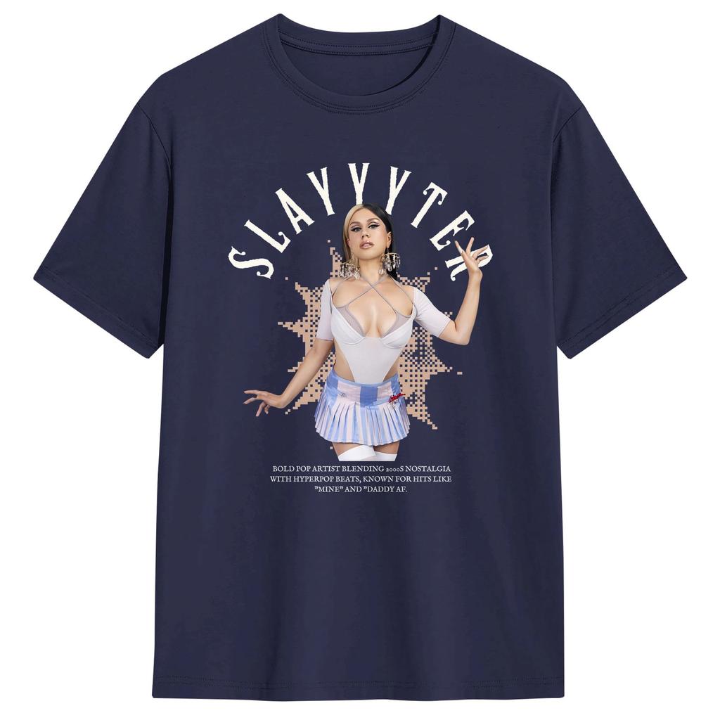 Hyperpop Dreams A Tribute To Slayyyter Tshirt Summer Vintage Tshirts 100 Cotton Hip Hop Tee Shirt For Male Design Clothes