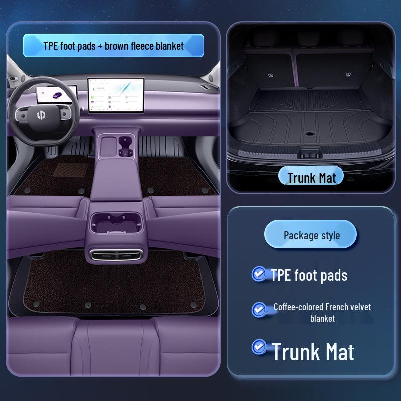 Leapmotor C10 TPE2026 Floor Mats - Complete Set for New Car Interior