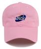 Wig W Round Star Washed Ball Cap - Light Pink