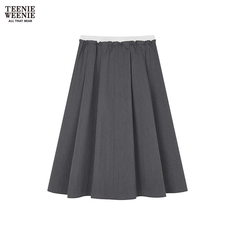 Teenie Weenie Women's A-line Alphabet Long Skirt