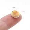 3Pcs 1/12 Scale Mini Simulation Steamer Basket Pan Fry Dumplings Roasted Wheat Model Dollhouse Kitchen Decoration Toys