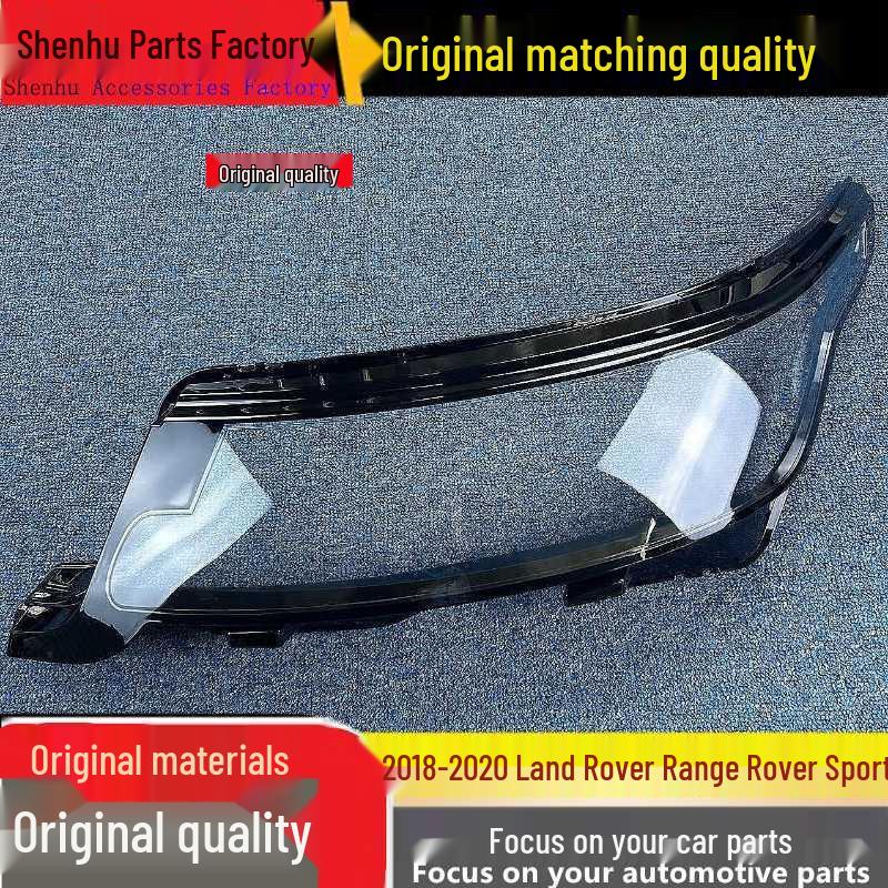 

Front Headlight Cover for 2018-2020 Land Rover Range Rover Sport - Transparent Lampshade Shell Standard Driver Without Sealant