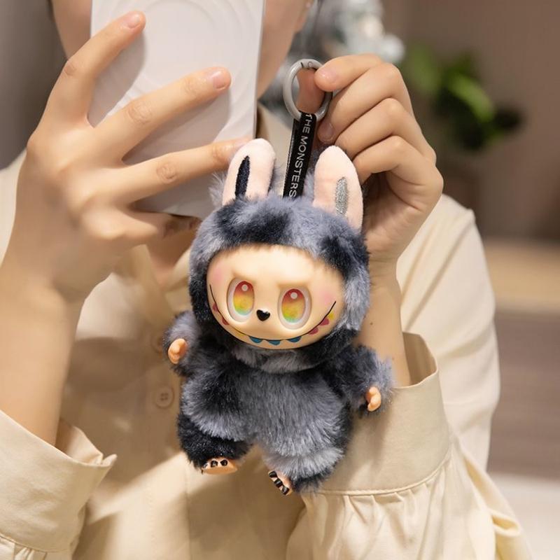 New Labubu Plushies V3 The Monsters Big Into Energy Series Vinyl Plush Toy Bag Pendant Kawaii Figure Face Doll Keychain Birthday Gift