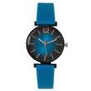 Fashion Ladies Sports Simple Black Dial Quartz Watch Casual 2025 Hot Sale Green Silicone Strap Women Clock Dress Wristwatches