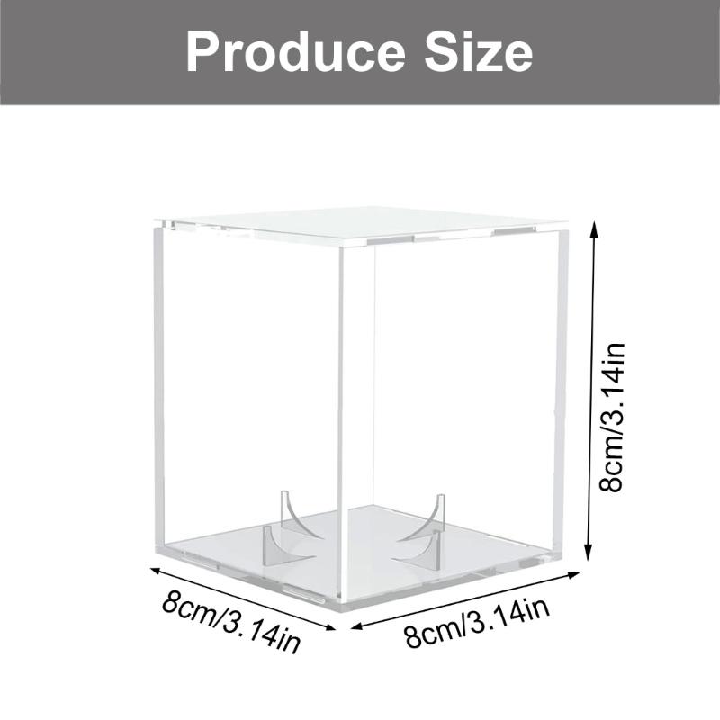 Softball Baseball Halter Box für Organisation & Vitrinen, Baseball Vitrine, Acryl Klare Display Box mit Ständer