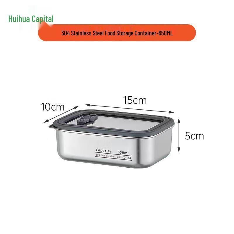 HUIHUADU 304 Stainless Steel Food Storage Container Sets