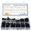 105PCS Automotive Vacuum Connector Assortment, 1/8" 3/16" 1/4" 5/16" 3/8" Vacuum Connector, Automotive Vacuum Tubing Connector, Vacuum Tee Connector,