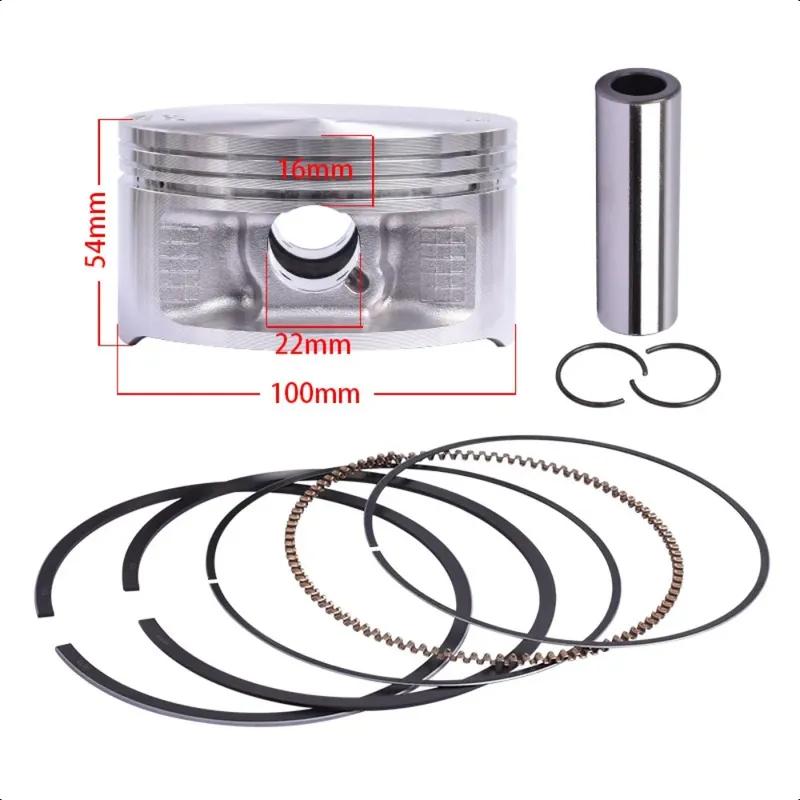 100mm Motorcycle Engine Cylinder Piston Rings 3YF-116310-0X0 for YAMAHA XTZ660 Tenere 1991-1996 SZR660 1995-1997