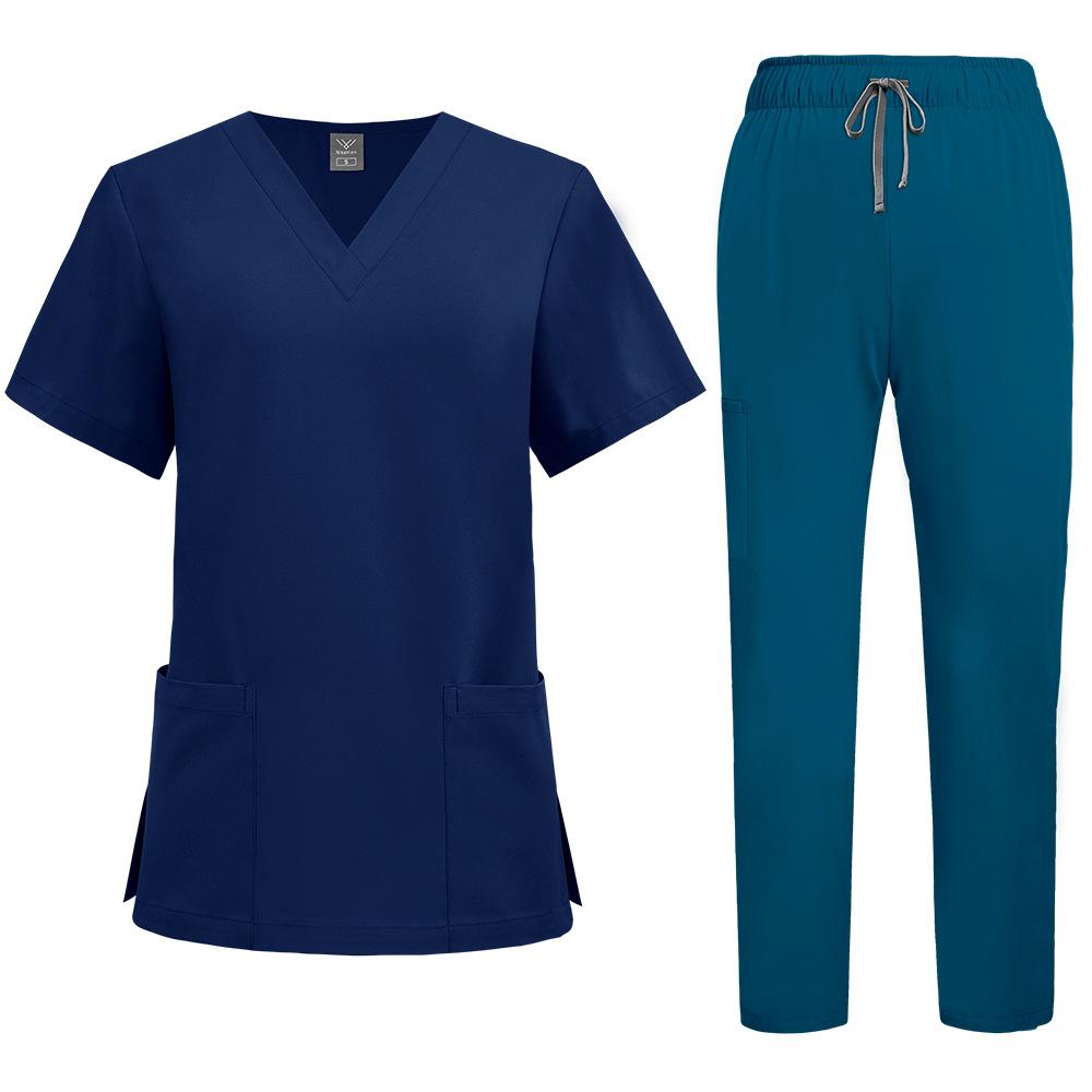 Scrubs Uniforms Sets for Women Medical Scrubs Set Men Hospital Uniform Cherokee Nursing Scrubs Waterproof Medical Uniforms Set S вино красного