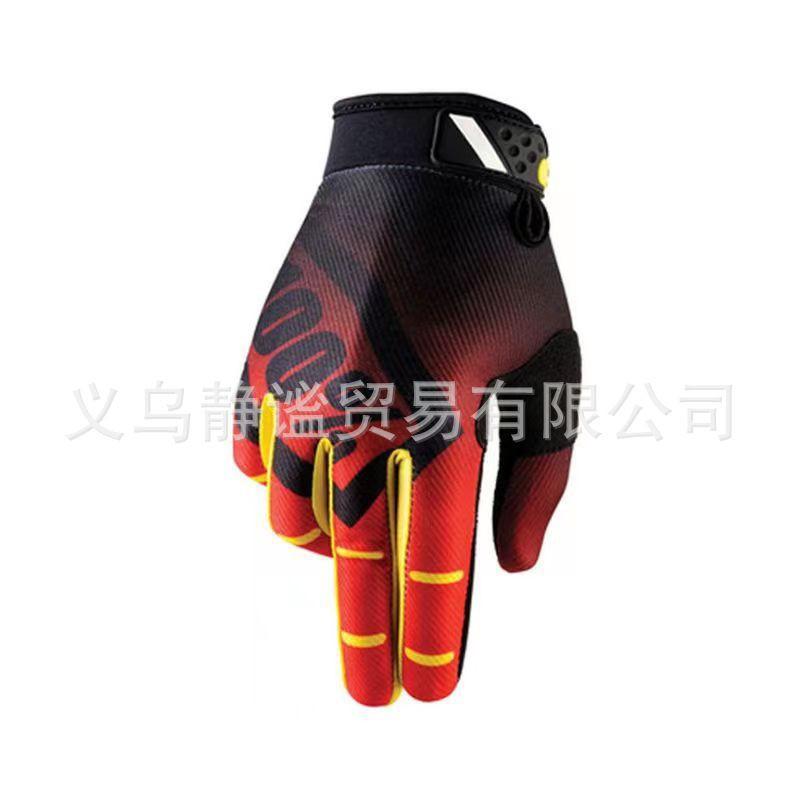 Full Finger Cycling Gloves Mountain Bike Road Motorcycle Off-Road Riding Anti-Slip Breathable Nylon Unisex Adult S-XXL
