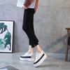 Fashion Casual Sport Sneakers Women Thick Bottom Shoes Woman 2024 Fashion Chunky Flat High Heel Tennis Females Platform Splicing Daily