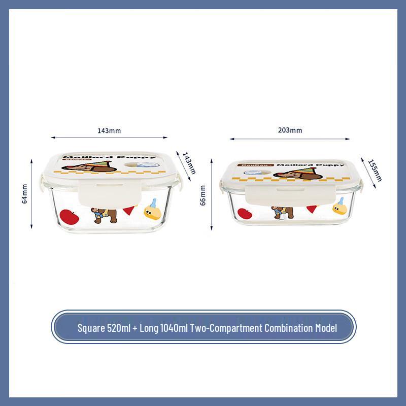 ZISIZ Glass Microwave Food Storage Bowl