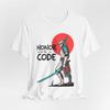 Neon Samurai Honor Code Tee – Unisex Gamer T-Shirt, Nerdy Japanese Graphic