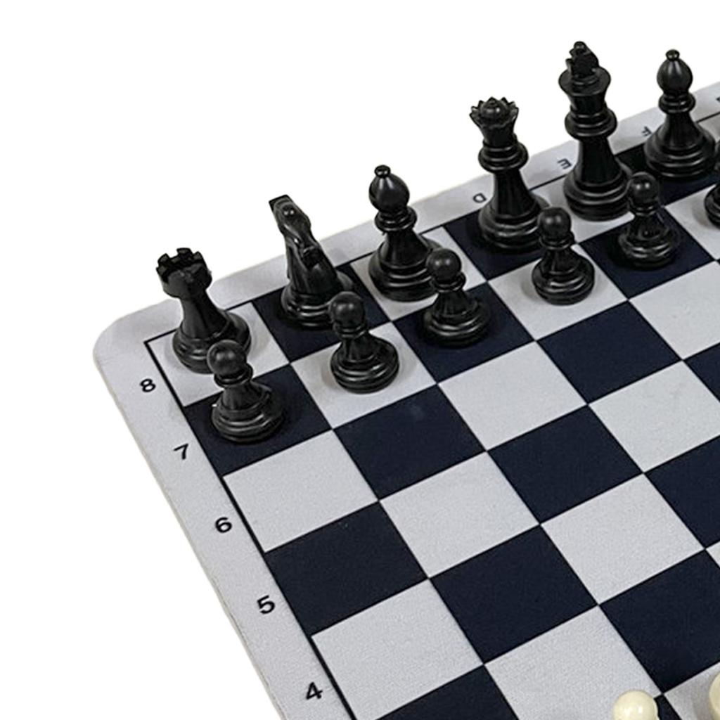 Internationales Schachspiel Professioneller Standard Handgefertigt Tragbares Schachspielbrett-Set für Kinder Erwachsene