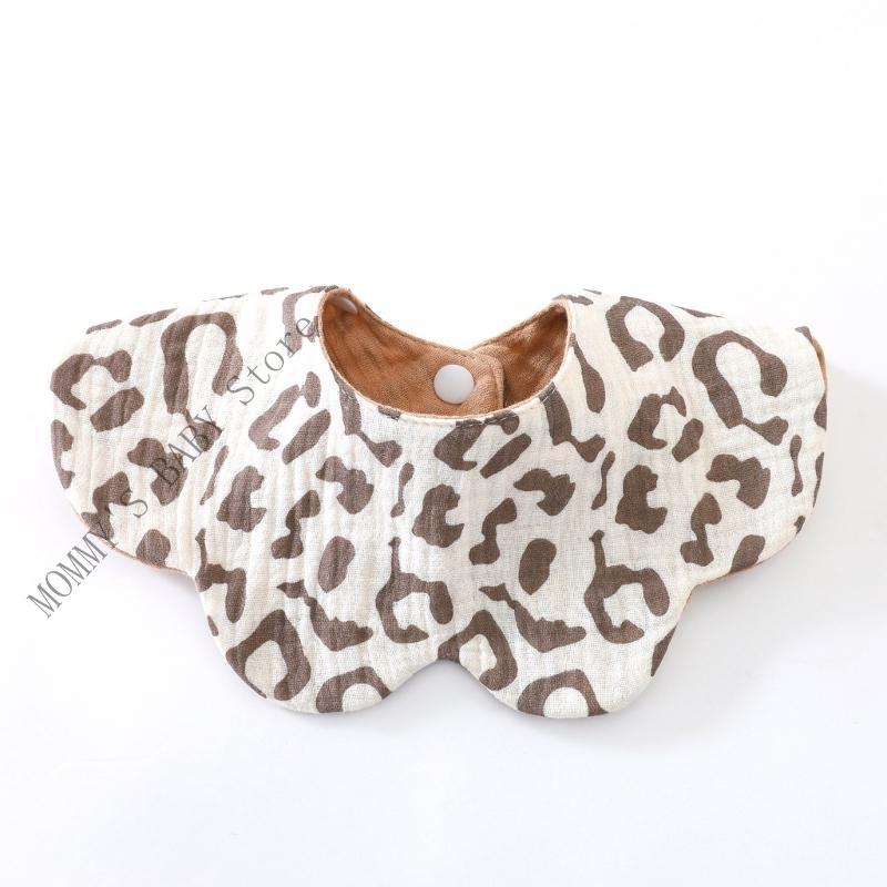 H3CD Drooling Bib Breathable Newborns Burping Cloth Mouth Wipe Cloth 6-Layer Cotton