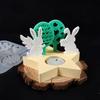 Top Quality Easter Bunny Egg Silicone Mold | Resin Gypsum Candle Handicraft Gift for Festival Decoration Home Desktop Atmosphere
