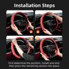 Suitable for Citroen Perforated Leather Steering Wheel Cover C3 C4 X Berlingo C5 Aircross Jumper SpaceTourer Ami X Red Black