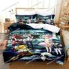 Puella Magi Madoka Magica Cute Bedding Set Cartoon Anime Adult Kid Bedroom Soft Duvet Cover 3D Print Vibrant Kawaii Anime Set