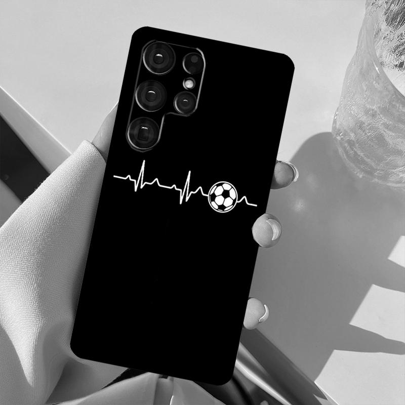 Football Soccer Ball Case For Samsung Galaxy S25 Ultra S21 S22 S23 S24 Ultra S9 S10 Plus S20 FE S25 FE Back Cover