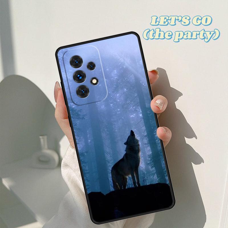 Tier Der Wolf Heult Handyhülle Für Samsung Galaxy A42 A31 A40 A51 A71 A32 A80 A91 A52 A72 A73 A20e A21S A50 A70 A11 A12 Hülle