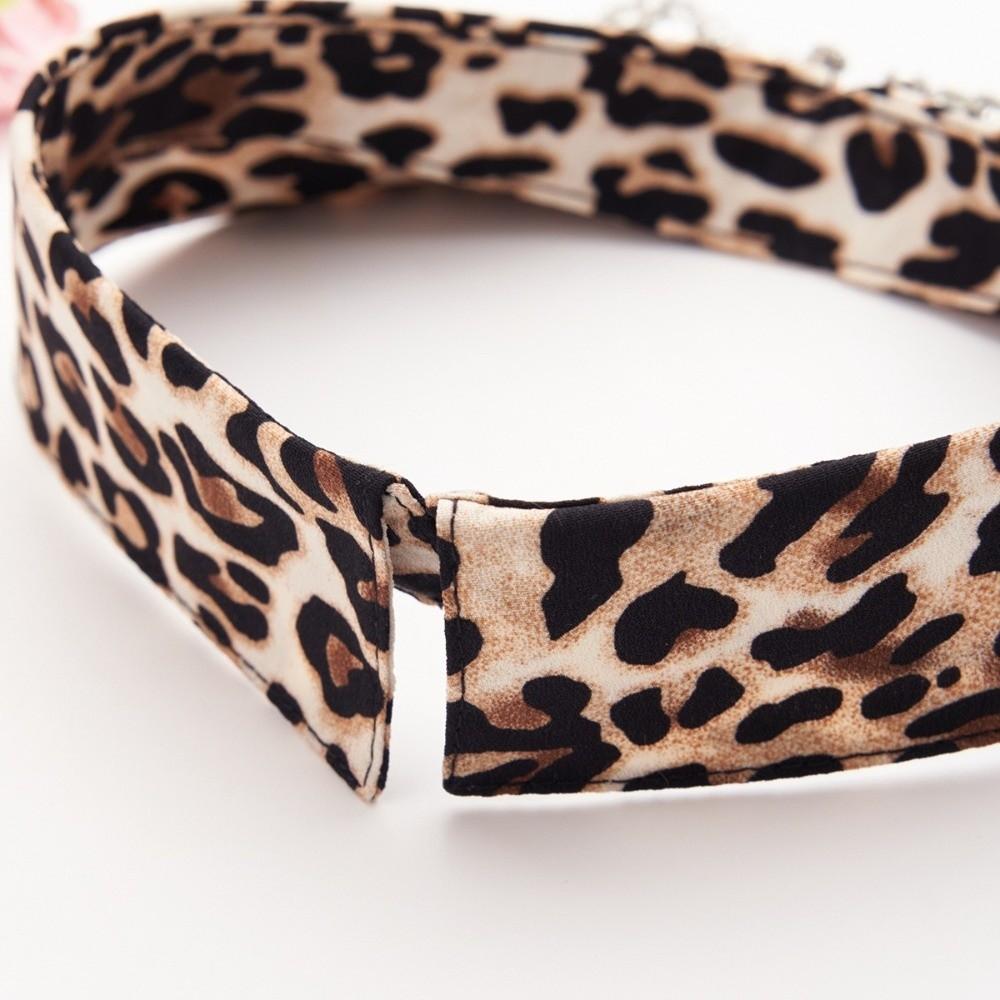 Elegant Neck Accessory Leopard Design Decorative Faux Collar New Detachable Collar  Wedding