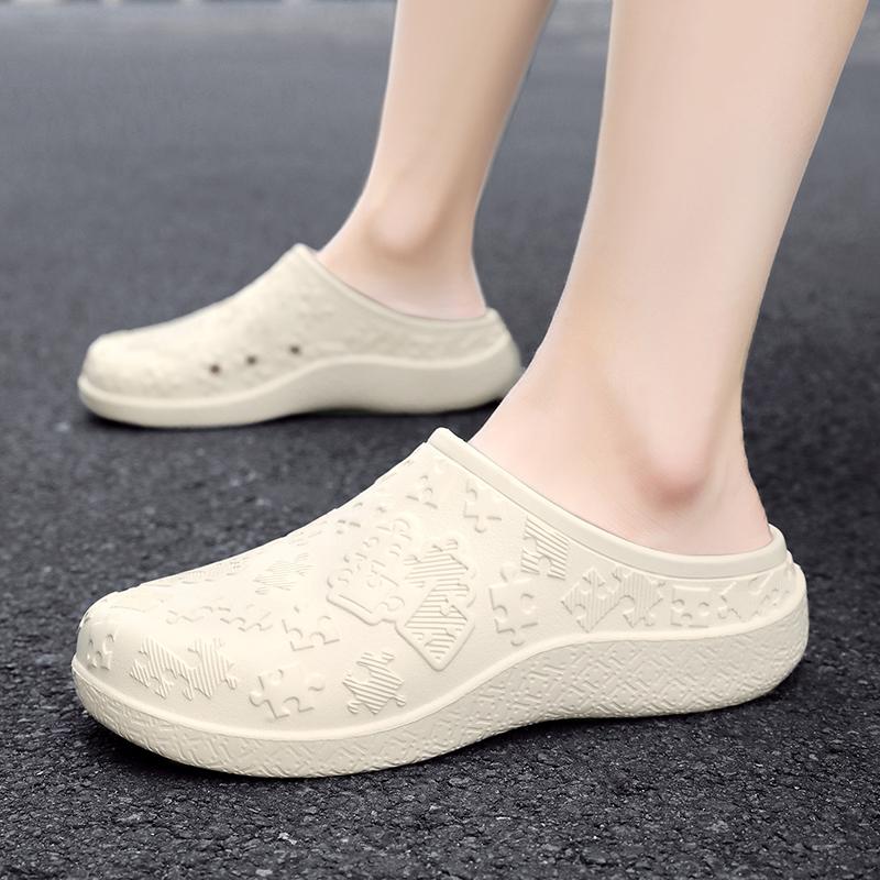 Men High-quality Chef Anti Slip Work Flat Bottomed Kitchen Waterproof Indoor Breathable Casual Walking Shoes Women's Large Size