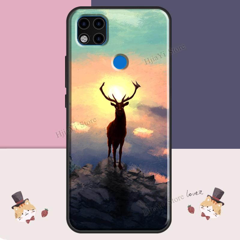 

Камуфляжный чехол для телефона с изображением оленя для Xiaomi Redmi Note 9 8 10 11 Pro 10S 9S 11S, чехол для Redmi 10 9 9A 9C 9T Redmi 10