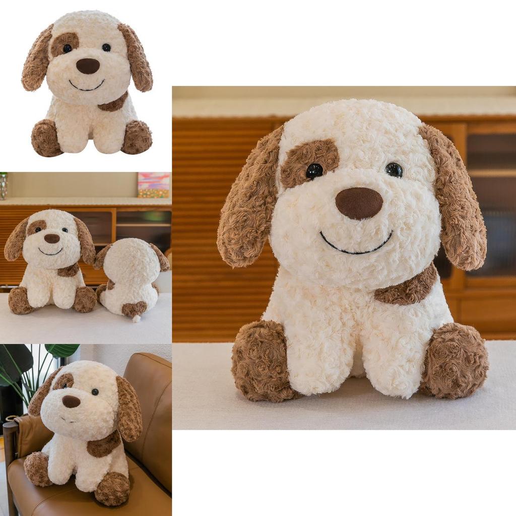 Adorable Spotty Puppy Plush Toy For Kids Gift And Bedroom Decor With Soft Pp Cotton Filling
