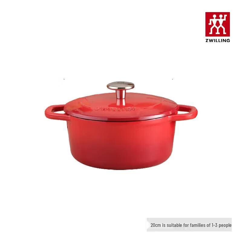 Zwilling 20cm Red Cast Iron Pot