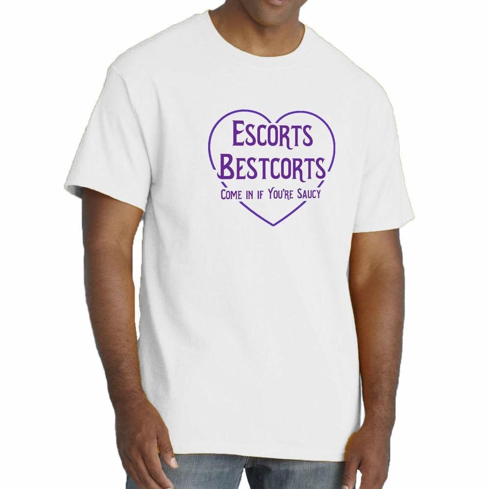 

Dreamytime Escorts Bestcorts T-shirt Mr Jolly Lives Next Door Comic Strip Tee. L