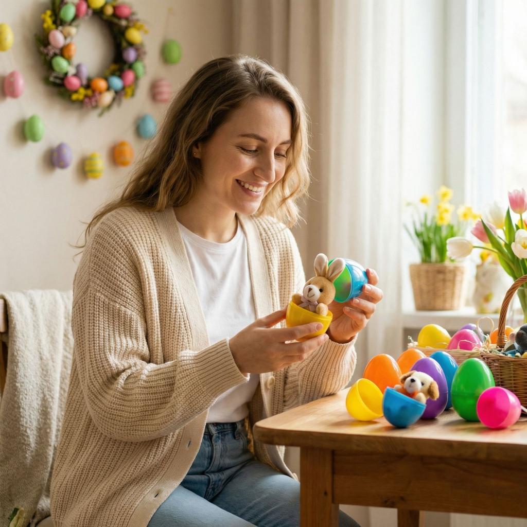 36 sztuk Zabawki Pluszowe Zwierzątka Jajka Wielkanocne