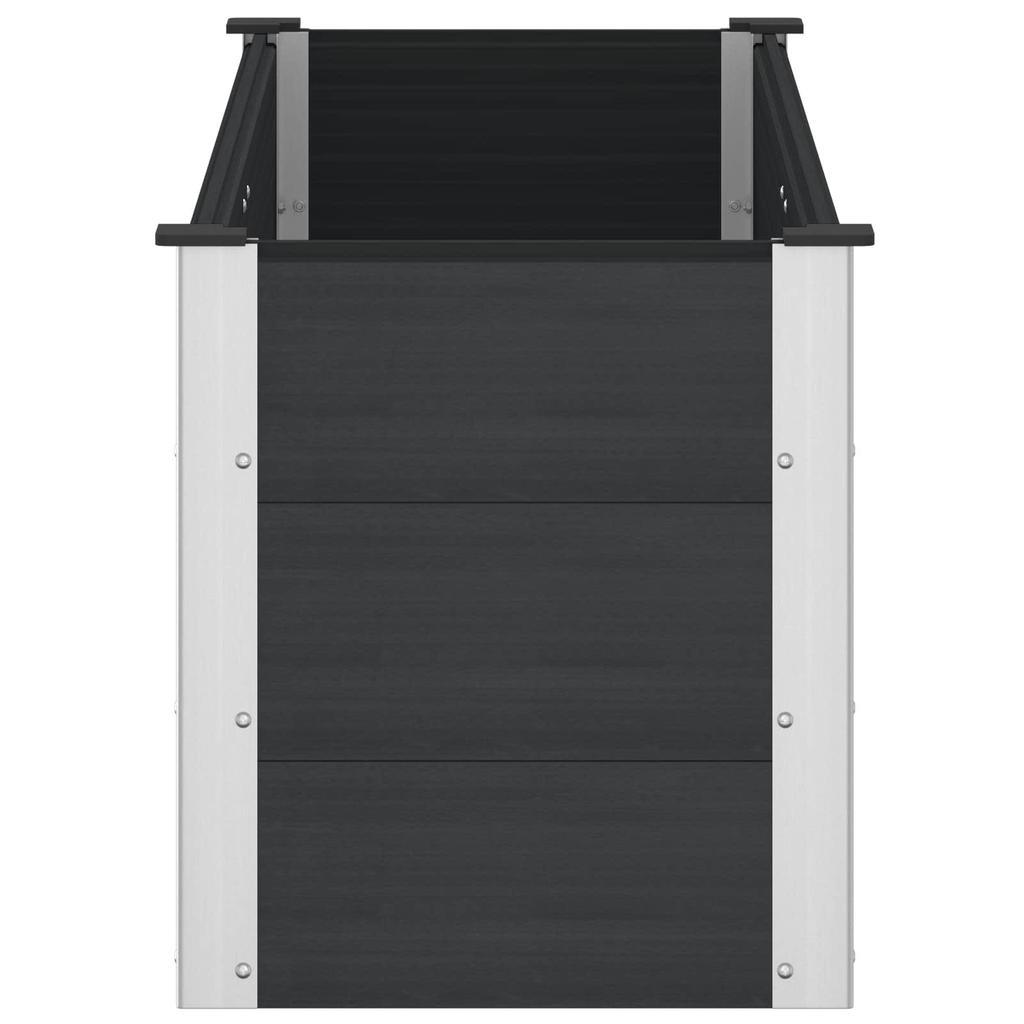 Raised Garden Bed Black 150 X 50 X 54 Cm