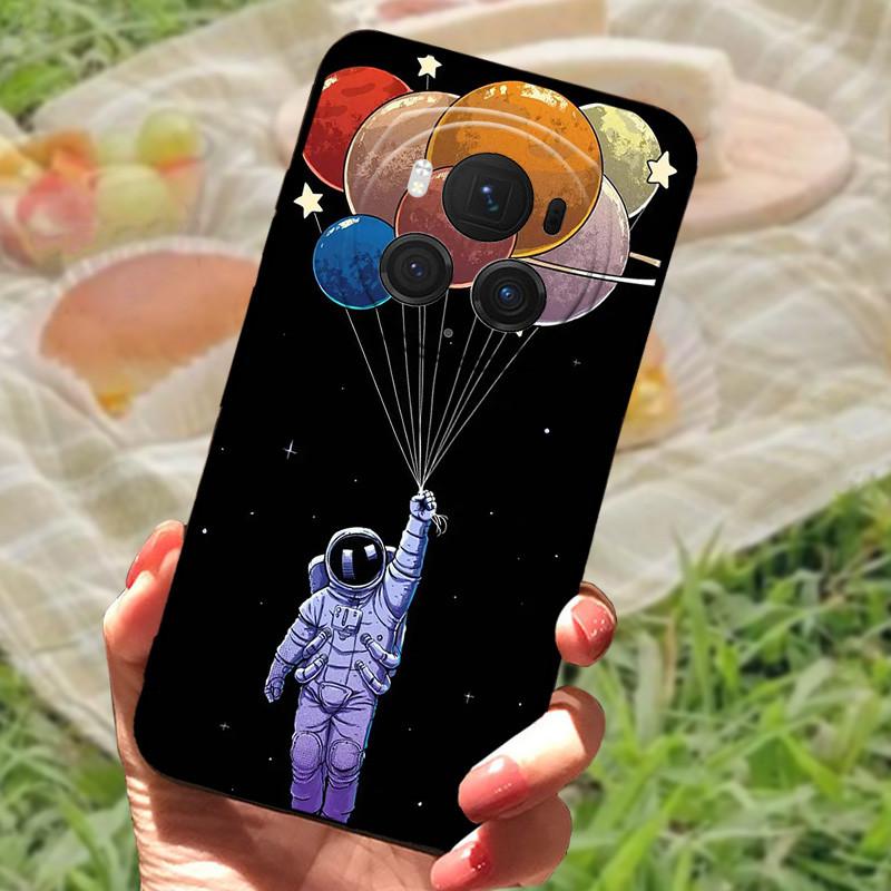 Für Honor Magic6 Pro Hülle Abdeckung Honor Magic6 Silikon Weich Marmor Schwarz Stoßstange Funda Coque für Honor Magic 6 Pro Vollständig Schützend