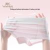 YEEHOO Girls' 7A Antibacterial Modal Flat-Angle Underwear