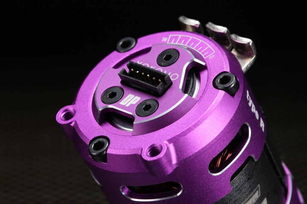 YOKOMO DX2 Brushless Motor Drift Performance Brushless Motor for RC Cars Type-R 11.5T (Purple) (12.3x7.25x24) - RPM-D2115RP