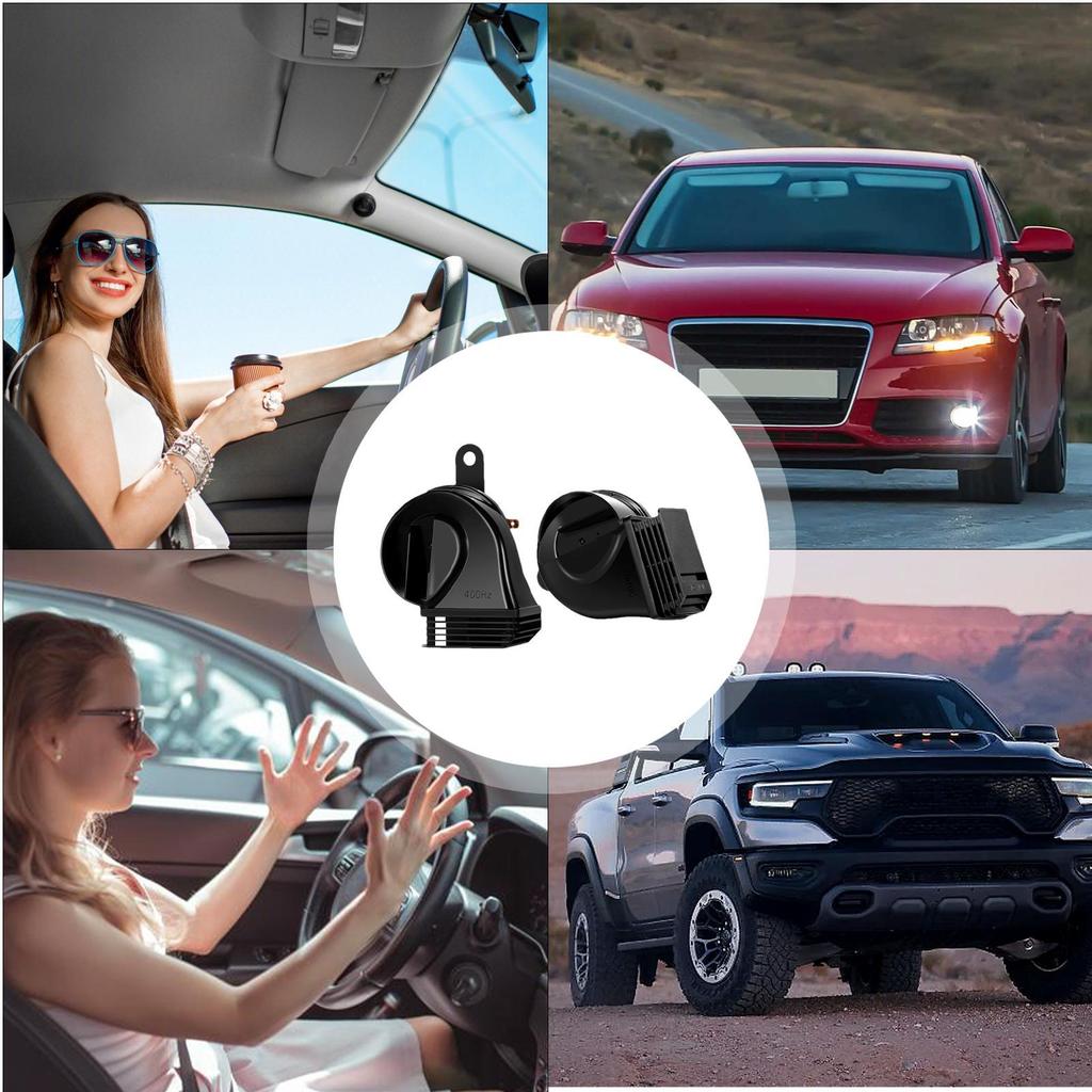 Claxoane Auto 12V Puternice 2 Bucăți Accesorii Impermeabile 12V Auto Claxon Melc Pentru Mașină Camion Motocicletă Vehicul Barcă Automobil