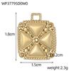CARLIDANA Retro Geometric Jewelry Pendant Charms Stainless Steel Gold Plated Embossed Coin Moon Sun Jewelry Accessories Earrings
