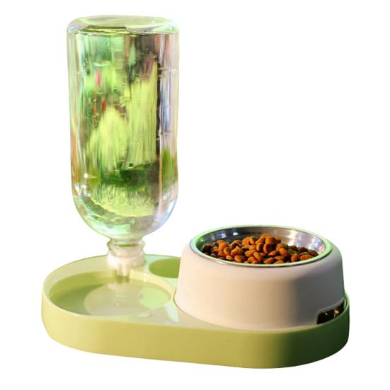 Stainless Steel Pet Food Bowl Large Capacity Easy To Clean Multi-Functional Feeding Drinking Cats Dogs Pet Feeding Station