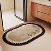Absorbent Bathroom Rug Non-Slip Diatoms Floor Mat Cartoon Animal Pattern Carpet Toilet Area Rugs Quick-Drying Home Decor Mats