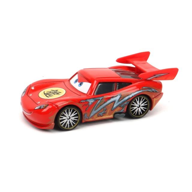 Genuine  Pixar Cars Lightning McQueen Toys Jackson Storm The King Mater 1:55 Diecast Metal Alloy Model Car Kid Gift