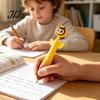 No Cap Push Pens Cute Animal Ballpoint Pen, 0.7mm Smooth Writing Retractable Gel for Students Pens, Owl/Chick/Penguin/Honeybee Pen School Office