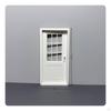 Dollhouse Door Framed Panel Openable DIY White Hollow