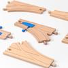 Toys Track Connector Toys Wooden Track Accessories Train Track Toys Wooden Track Railway Toys