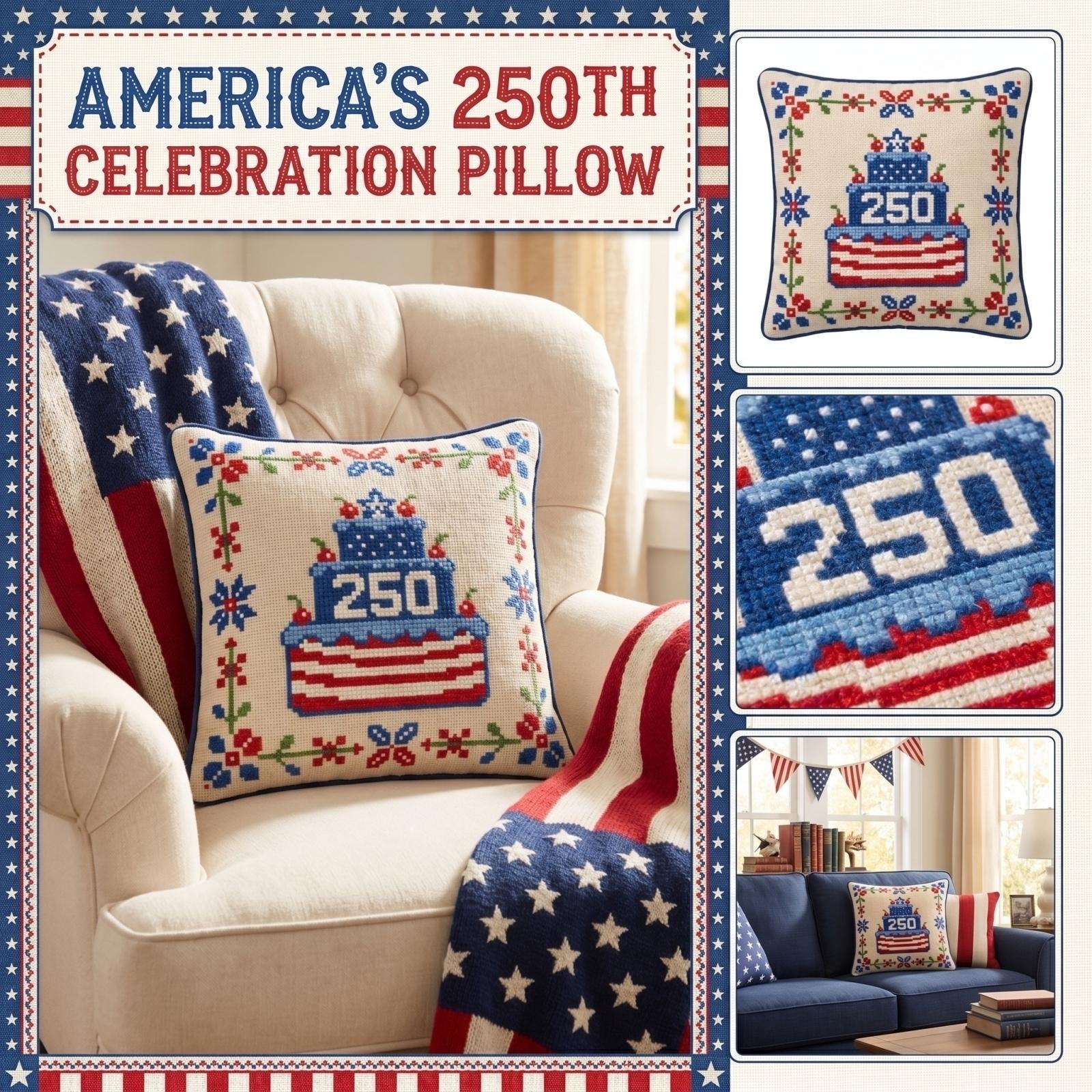 Double-sided 0th Anniversary Cross- Pattern Pillowcase Pillow Insert Not Included One Size 655₽