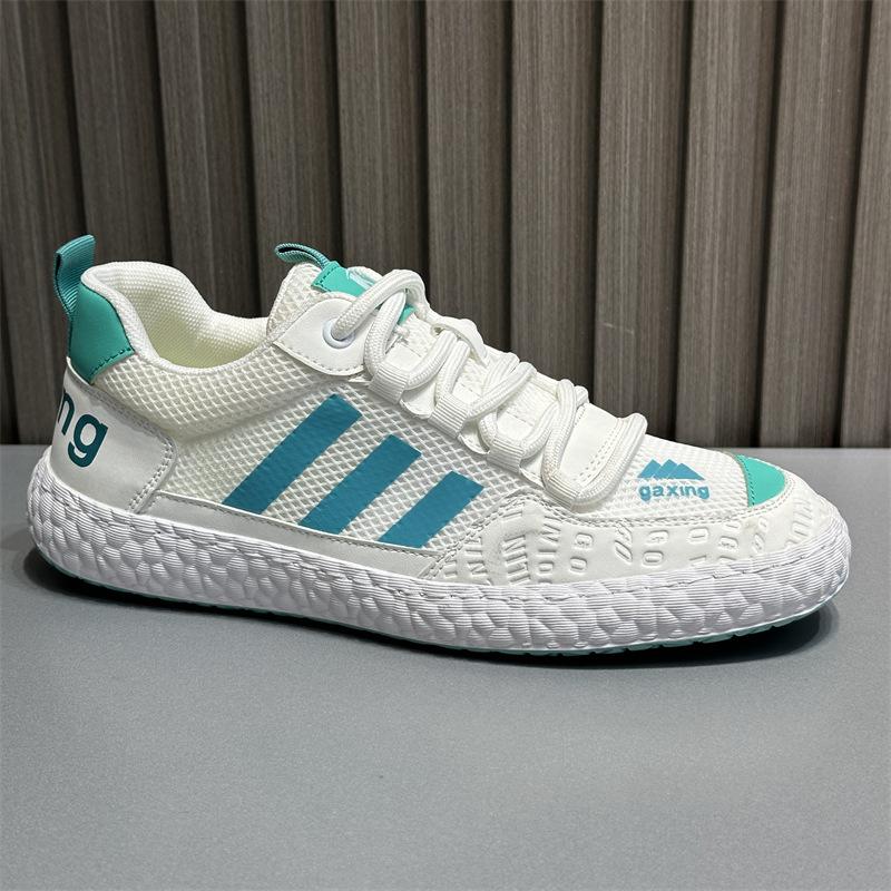 

Men s shoes summer breathable mesh casual shoes breathable soft bottom tide three bar board shoes 38 is too big, we recommend sizing up