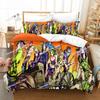 JoJo Bizarre Adventure Jotaro Kujo Bedding Set Duvet Cover Full Queen King Size Pillowcase Print Aldult Kid Bedroom Single Twin