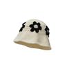 Handmade Knitted Hat Bucket Hat Women's Wool Hat Cold Hat Autumn and Winter Niche Fisherman Pile Hat