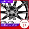 Car Sticker For Mercedes Benz 4PCS 75mm  for Mercedes benz AMG C E S GLE CLC Class W204 W203 W205 W124 W221 Car Wheel Center Cap
