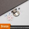 304 Edelstahl Magnetischer Türstopper, Bohrlos und Winddicht, Versteckter Zinklegierung Bodenmontage Schließer.